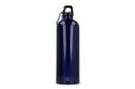 R-Edelstahl einwandige Flasche mit Karabiner 750ml Dunkelblau