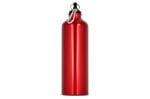 Aluminium Wasserflasche mit Karabiner 750ml Dunkelrot