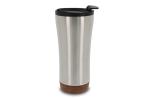 Double walled tumbler cork base 480ml 