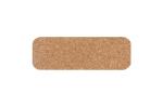 Namensschild Kork mit Magnet Natur