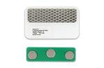 Namensschild mit Magnet 50x30mm Weiß