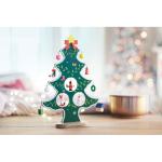 WOODTREE Wooden xmas tree decoration Green