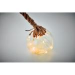 BAUBLI Glass bauble LED light Transparent