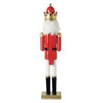 SUPER JOLY Large wooden nutcracker Red