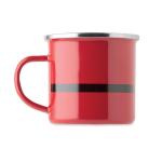 SANTAMEL Santa enamel vintage mug 300ml Red