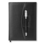 NOVA A5 notebook portfolio with pen Black