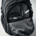 HANA Laptop-Rucksack 600D RPET Schwarz