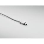 CABLONG Ladekabel 2in1 Silber