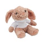 Bunny plush wearing a hoodie White