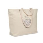 HEAVEN Beach cooler bag in cotton Fawn