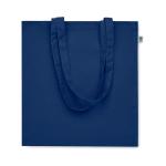 BENTE COLOUR Organic cotton shopping bag Aztec blue