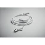 LINEA Einziehbares Ladekabel 60W Weiß