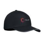 LUZCAP Baseball Kappe mit LED 220g/m² Schwarz