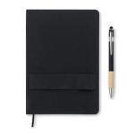 NOTA DIN A5 RPET Notizbuch-Set Schwarz