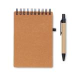 NOTIE Recyceltes Notizbuch-Set Braun