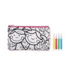 KIDDO Pencil case with markers Cream