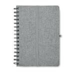 STRATA A5 notebook with phone holder Convoy grey