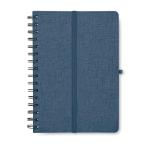 STRATA A5 notebook with phone holder Aztec blue