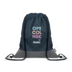LIBAG RPET PU drawstring bag 2 tone Navy