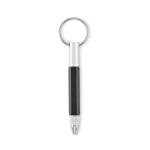 TWEN Key ring with twist action pen Black