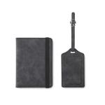 JETTAG Passport and luggage tag set Stone