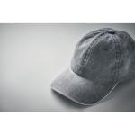 BEAU Baseball Kappe 6 Panels Grau