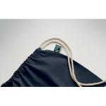 OSOLE DRAW COLOUR Kordelzugbeutel Fairtrade 180g Blau