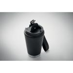 TOPIZ Doppelwandiger Becher 300 ml Schwarz