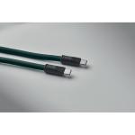 COCHARGE 60W charging and data lanyard Dark green