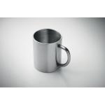 UTIL Recycled stainless steel mug Flat silver