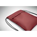 BANGKOK BAG Drawstring bag in 600D RPET Burgundy