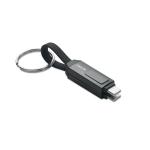 KEYSTO 60W charging cable keyring Black
