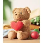 SNUGGLE Teddybär mit Herz 23cm Rot