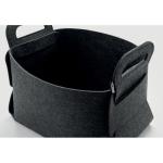 FIALAN Foldable RPET felt basket Stone