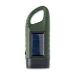 CRANCH Solar-Dynamo-Taschenlampe Dunkelgrün