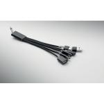 HUBLUE 5in1 Ladekabel Schwarz