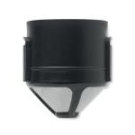CAFETITO Doppelwandiger Becher & Filter Schwarz