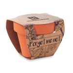 FORGET ME NOT Terracotta-Topf Vergissmeinnich Holz