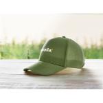 NAIMA CAP Hemp baseball cap 370 gr/m² Green