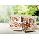 MIMBRE Wicker picnic basket 2 people Timber