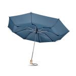LEEDS 23 inch 190T RPET umbrella Aztec blue