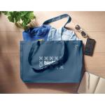 RESPECT COLOURED Recycelte Canvas-Tasche Blau