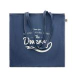 STYLE TOTE Recycled denim shopping bag Aztec blue