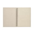 GRASS BOOK DIN A5 Notizbuch Graspapier Beige