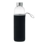 UTAH LARGE Trinkflasche Glas 750 ml Schwarz