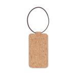 OVALIS Cork luggage tag Fawn