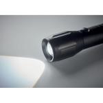 ENTO Large aluminium LED flashlight Black