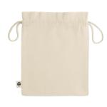 AMBER MEDIUM Medium organic cotton gift bag Fawn