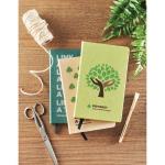 GROW A5 recycled page notebook Lime