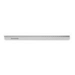 TRIA 30cm Ruler in aluminium Flat silver